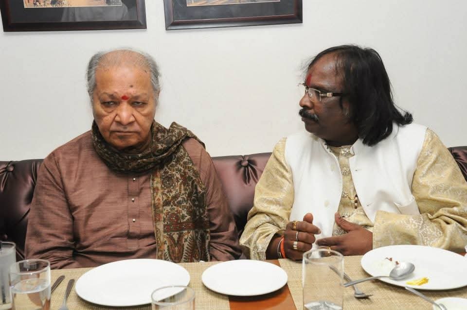 Guruji with Pt Hariprasad Chaurasia