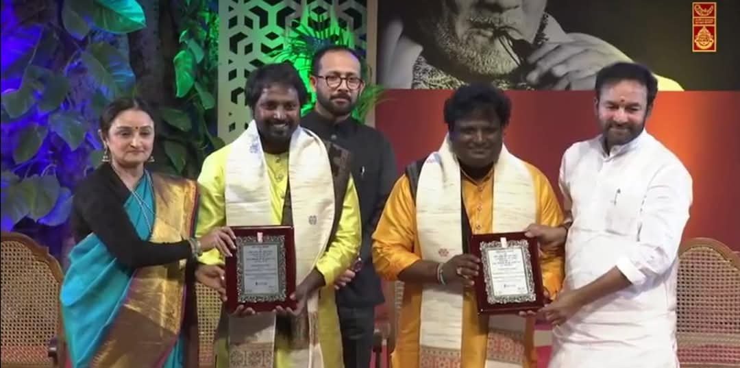 Prasanna Brthers recieving National Award