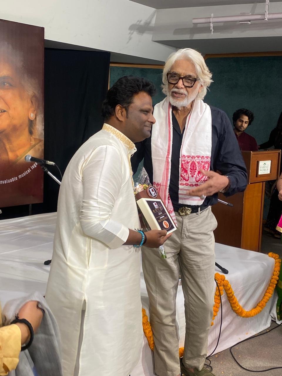 Rajesh Prasanna with Padmashri Muzaffar Ali